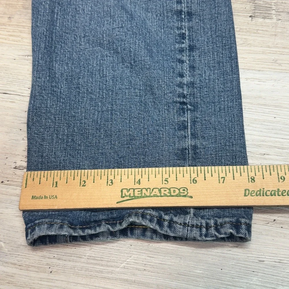 Polo Ralph Lauren Jeans Mens 38x32 Hampton Relaxed Straight Blue Denim Zip Pants